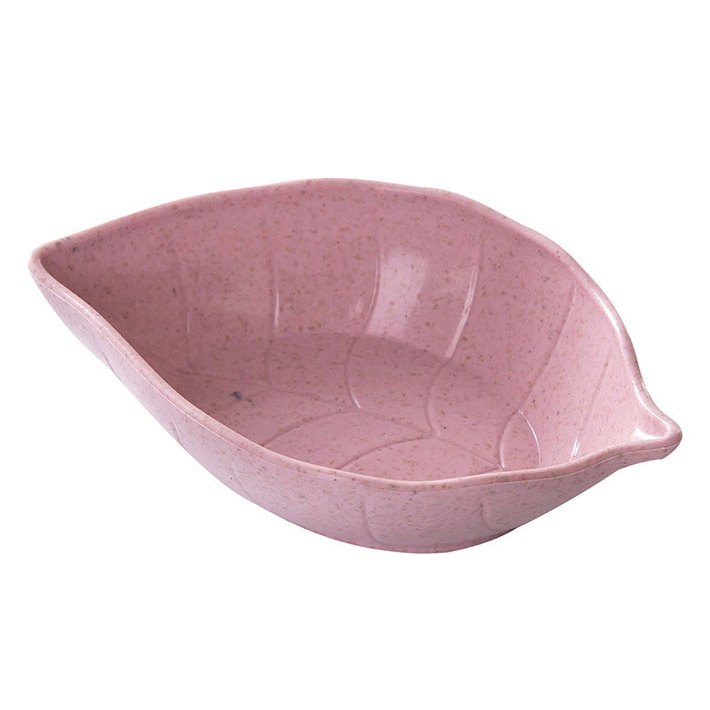 Small Straw Leaves Saucer Creative Snacks Plate Japanese Style Tableware Vinegar Dish