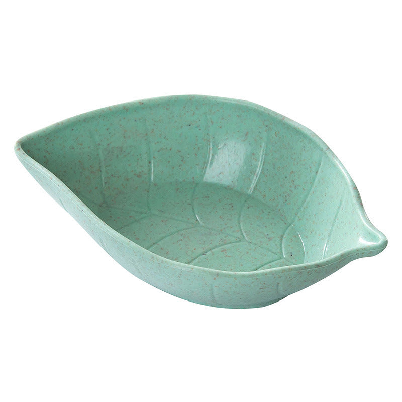 Small Straw Leaves Saucer Creative Snacks Plate Japanese Style Tableware Vinegar Dish