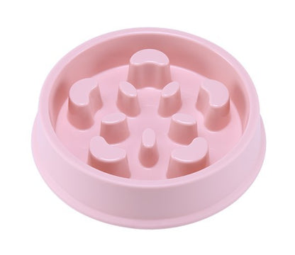 Food bowl slow food pet bowl anti-choking bowl